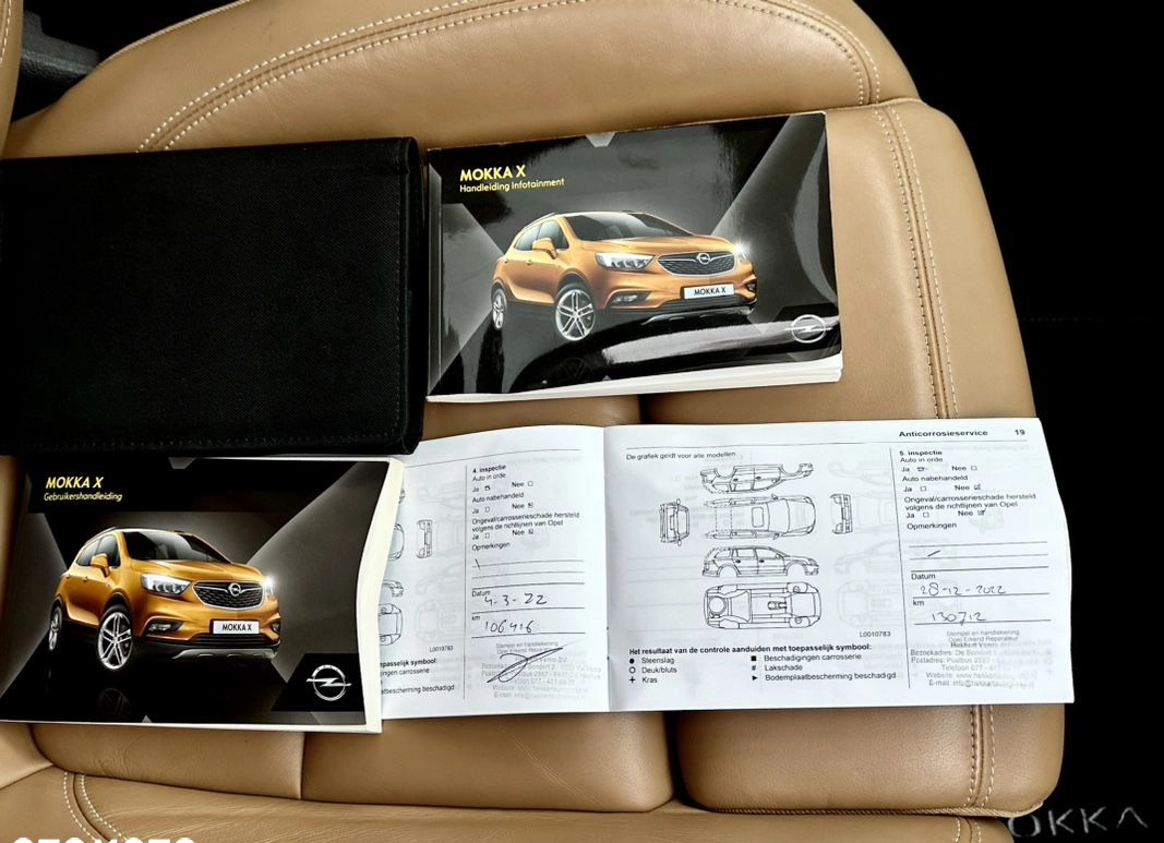Opel Mokka cena 69900 przebieg: 139842, rok produkcji 2018 z Lwówek Śląski małe 781